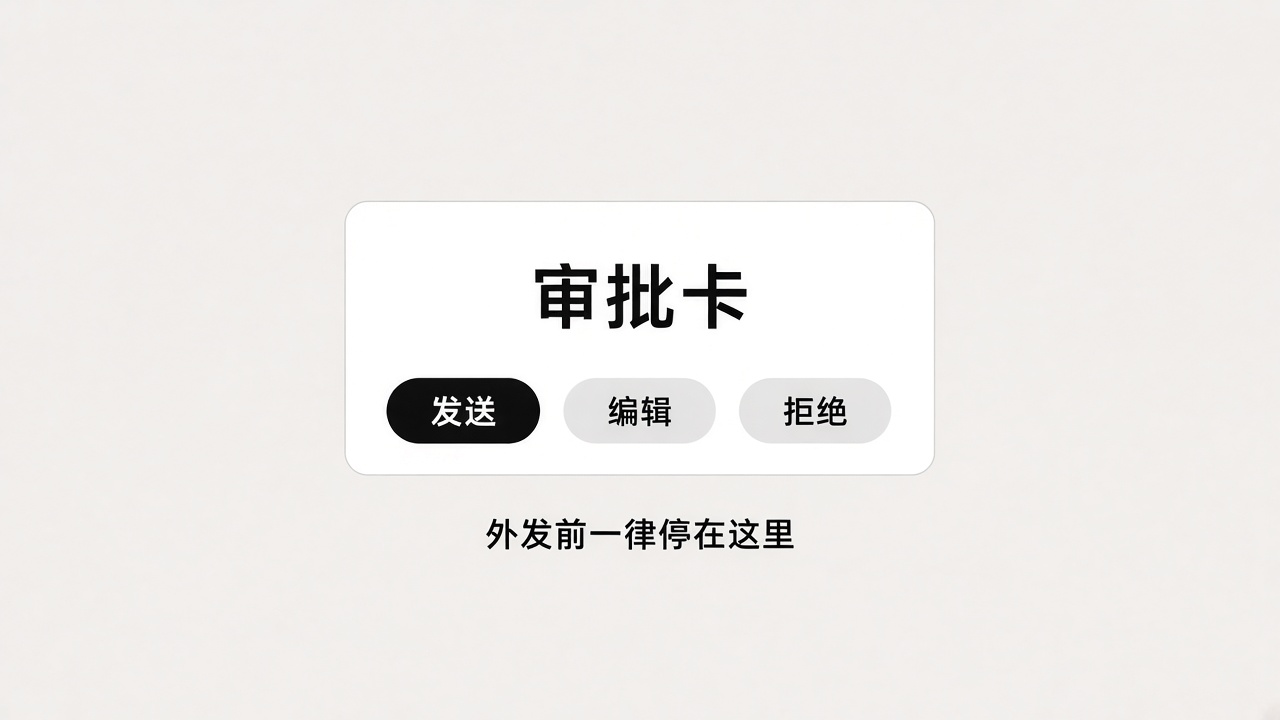 审批卡三选择：Allow once / Always allow / Deny